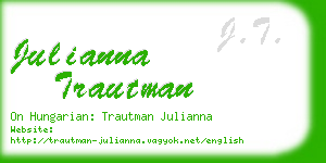 julianna trautman business card